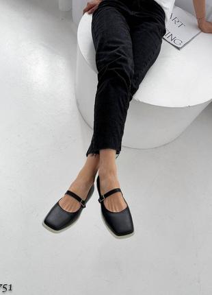 Туфлі, колір: чорний матеріал: натуральна шкіра7 фото