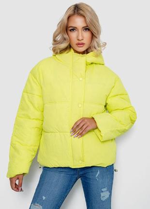 Куртка жіноча демісезонна, колір жовтий,