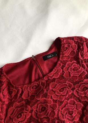 Червона сукня m&co6 фото