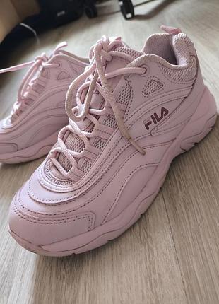 Спортивные кроссовки fila розовые