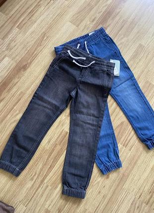 Комплект джинсів джоггерів h&m 116-122