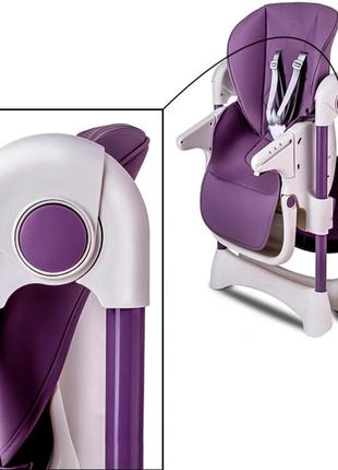 Детский стульчик для кормления складной bestbaby bs-806 purple "gr"6 фото
