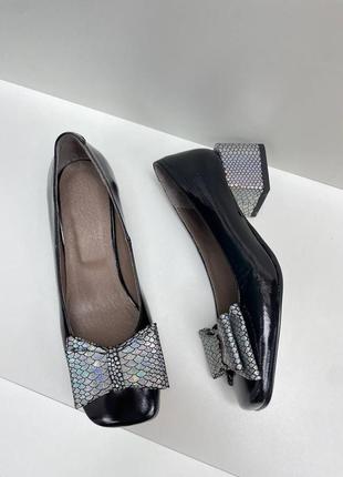 Туфлі жіночі з бантиком