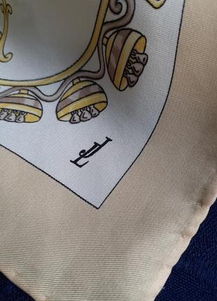 Jammers - leufgen jl vintag 👑 100% натуральный шелк атлас платок гаврош шейный на...