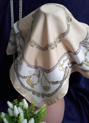 Jammers - leufgen jl vintag 👑 100% натуральный шелк атлас платок гаврош шейный на...