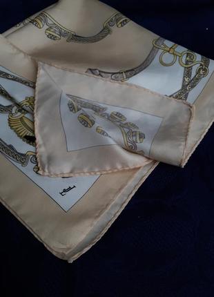 Jammers - leufgen jl vintag 👑 100% натуральный шелк атлас платок гаврош шейный на...