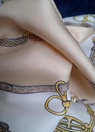 Jammers - leufgen jl vintag 👑 100% натуральный шелк атлас платок гаврош шейный на...