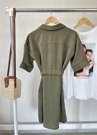 Зелена оливкова сукня vero moda 🫒👗5 фото
