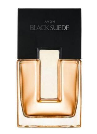 Мужская туалетная вода black suede avon, 125 мл