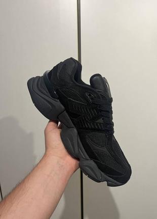 Кроссовки new balance 9060 triple black premium2 фото