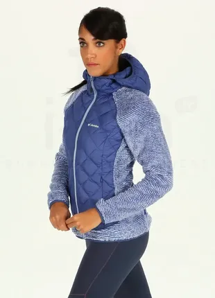 Columbia techy hybrid fleece утеплена жіноча кофта куртка зип фліс + синтепон