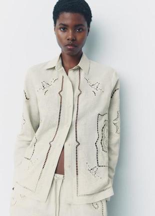 Рубашка zw collection с вышивкой