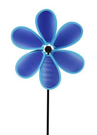 Ветрячок детский "цветочек", голубой