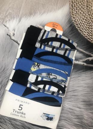 Трусы, боксеры primark р. 2-3 г.