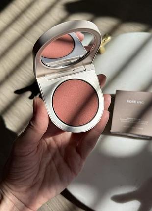 Rose inc cream blush refillable cheek &amp; lip color 🌸 увлажняющий крем для губ и щек, который освещает и размывает, даря сияющий цвет☺️