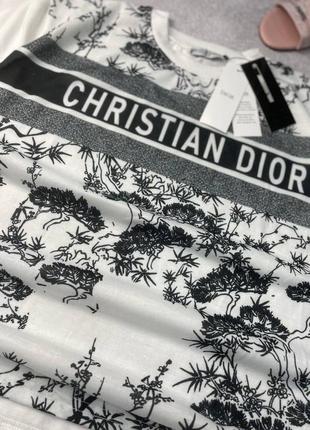 💗 жіночий  спортивний костюм у стмлі "christian dior"💗футболка+штани3 фото