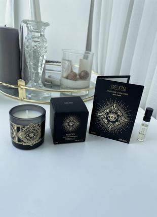 Initio parfums oud for greatness набір свічка та пробник