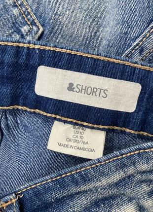 Современные стрейчевые джинсовые шорты, м/л6 фото
