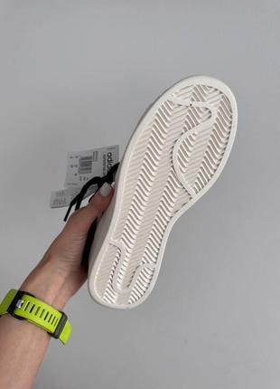 Женские кроссовки в стиле adidas superstar 2w black / white sole premium.5 фото
