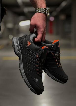 Кросівки adidas gore-tex winter black silver red  розпродаж