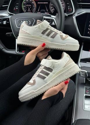 8 цветов🌈 женские кроссовки в стиле adidas forum 84 low адедас форум / демисезонные / летние, осенние / кожа, замша / черные, белые, бежевые, синие