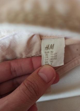 Джинсовый комбинезон на лето h&amp;m 🌸р.92 5