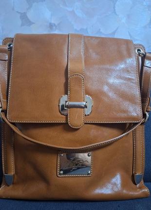 Сумка из натуральной кожи tosca blu