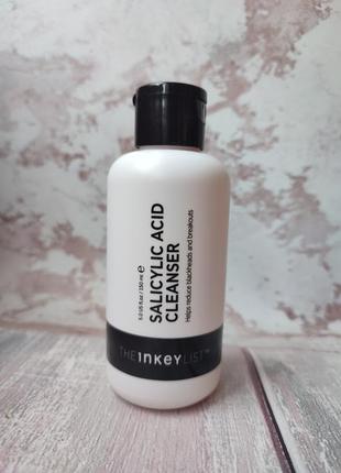 Гель для вмивання обличчя the inkey list salicylic acid cleanser