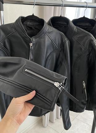 Шкіряна куртка zara