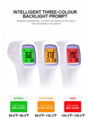 Безконтактний термометр ck-t1501 — пірометр, дитячий термометр3 фото