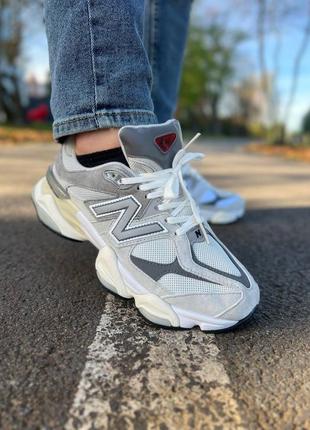 New balance 9060 white/grey6 фото