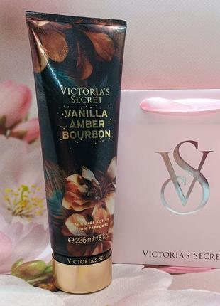 Увлажняющий лосьон для тела и рук vanilla amber bourbon victoria’s secret1 фото