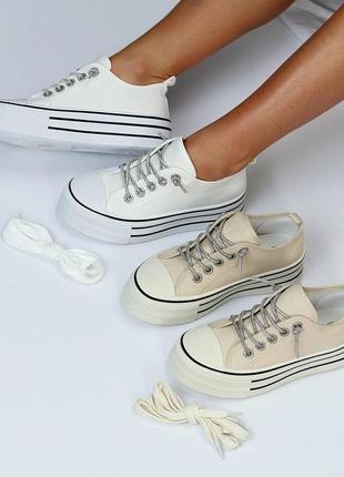 Кеди жіночі на потовщеній підошві 36-41