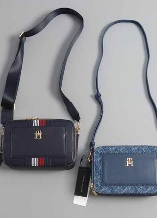 Сумка tommy hilfiger синяя голубая