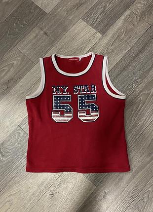 Y2k майка америка штаты 1950 йорк ny new york винтажная