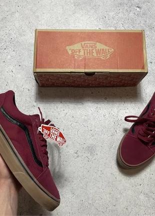 vans knu skool burgundy pink 2549 168203978