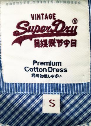 Premium cotton dress платье superdry vintage с карманами6 фото