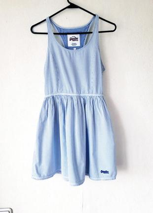 Premium cotton dress платье superdry vintage с карманами1 фото