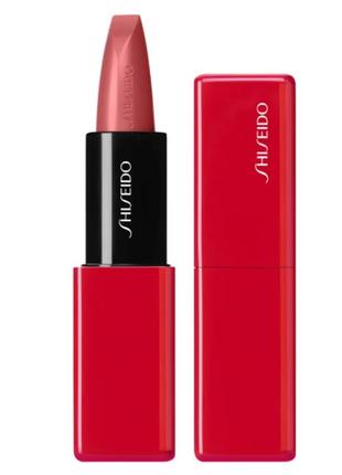 Помада для губ shiseido techno satin gel lipstick 408 - voltage rose3 фото