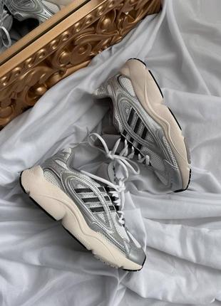 Кроссовки adidas ozmillen white/grey6 фото