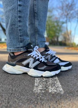 Чоловічі кросівки new balance 9060 brown1 фото