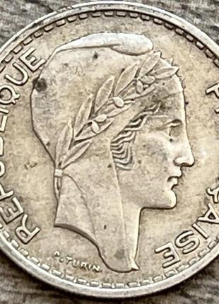 Монета франции 10 франков 1947-48 гг.2 фото