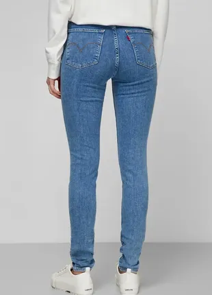 Джинсы levis, фасона 721 hight rise skinny, 26/28 размер3 фото