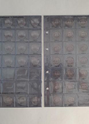 Альбом-каталог для монет германии 1933-1945гг. (3-й рейх), с разделением по монетным дворам.7 фото