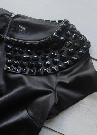 Новое красивое черное атласное платье от oasis4 фото