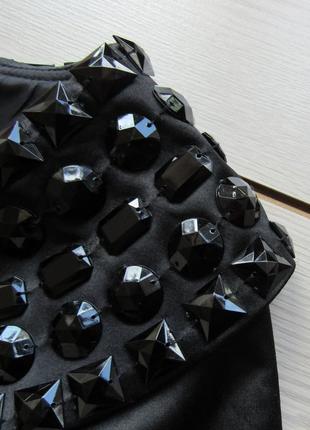 Новое красивое черное атласное платье от oasis3 фото