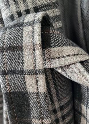 Кашемирове пальто халат оверсайз на запах з вовною raslov3 фото