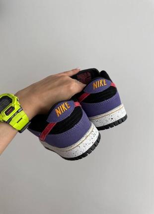 Жіночі кросівки nike sb dunk «purple / pink / yellow » premium.8 фото