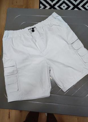 Шорти чоловічі карго білі бежеві man, розмір xl