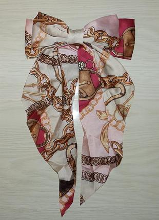 Бант заколка для волос versace printed links